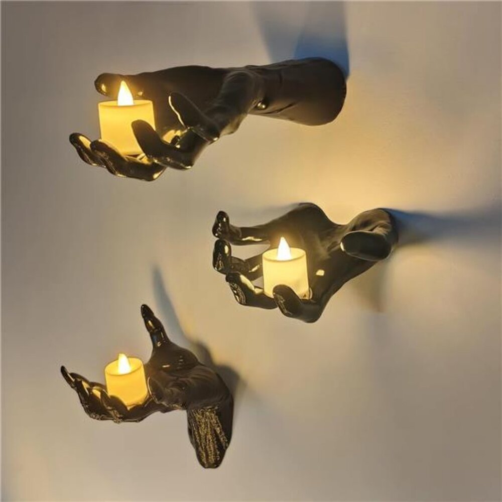 Halloween Decorations, Pack of 3 Wall Mounted Creepy Reaching Hands